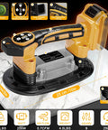 Heavy Duty Tile Vibration Tool With 9-Inch Suction Cup Delivers 551 Lbs Lift shown on marble surface