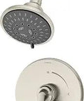 Elm Single-Handle 5-Spray Shower Trim In Satin Nickel 1.5 GPM With ADA Lever Includes Shower Arm Round Showerhead Escutcheon And Valve Compatibility For 262BODY Install
