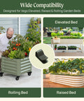 10 Pack Adjustable Snap On Irrigation Clamps With Powder Coated Steel And Silicone Sleeves Drill Free Installation For Raised And Elevated Garden Beds And Rolling Beds To Tidy Drip Tubing