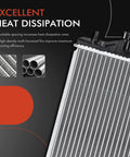 Engine Coolant Radiator Assembly With Transmission Oil Cooler For Subaru Forester 09 13 Impreza 08 11 heat dissipation feature