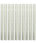 6-Inch Fiberglass Replacement Wicks For Outdoor Glass Torches, Citronella Oil Lamp Burner, 16 Oz Table Top Torch, pack of 12 wicks displayed.