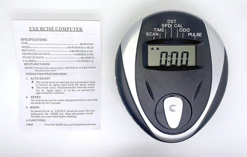 Replacement Indoor Bike Monitor Speedometer With Heart Rate Tracker And LCD Display For Stationary Spin Bikes Tracks Miles Time RPM And Calories Works With Sunny Yosuda Exerpeutic Snode PooBoo And More