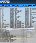 Vehicle fitment list for BMW models 2003-2019 with Rear Right Passenger Side Power Door Lock Actuator Motor compatibility.