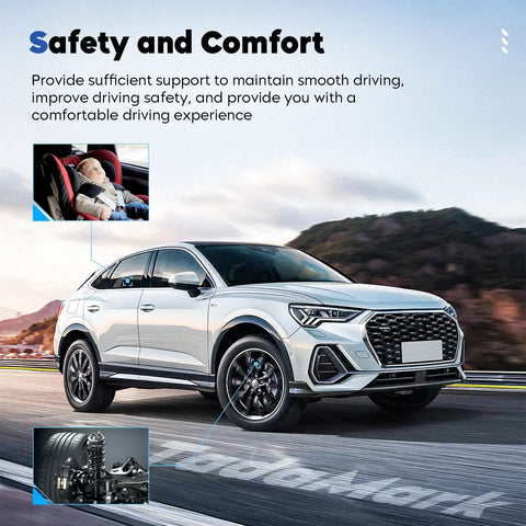 Vehicle with Chevy Front And Rear Struts Assembly With Coil Springs Kit For Equinox 3.0L 07-17 and comfort features