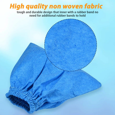 Cloth Filter For Two And Two Point Five Gallon Shop Vac Systems In A Three Pack, Microlined Replacement For Wet And Dry Vacuums