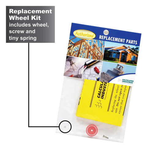 Hustle Ready Replacement Wheel Kit For Calculated Industries Scale Master Series Arrives Fully Loaded With Fresh Axle Screw Tiny Spring And Straight Up Instructions So You Can Get Back To Work Without Missing A Beat