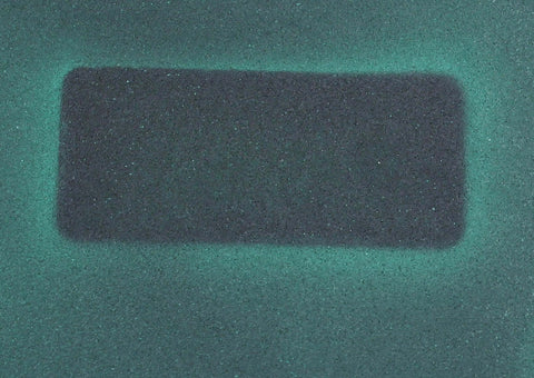 Magnetic Viewing Film For Science Class And Home Experiments 3 By 4 Inches visualizing field lines, green film showing magnetic patterns.