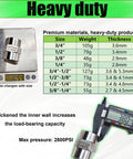 Beefy Heavy Duty 3/4 Inch NPT Female To 1/2 Inch NPT Female Reducer Pipe Fitting Coupler In 304 Stainless Steel For Air Water Gas Oil Systems Industrial Plumbing Adapter shown on scale