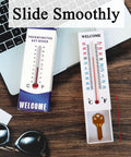 Outdoor Thermometer Key Hider Safe Box Hidden Key Locker For Spare House Keys Weatherproof Secret Compartment Stash Box