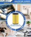Image of Replacement True HEPA Filter For Homedics Air Purifier 5 In 1, AP-T40FL And AP-T45, showcasing filtered air benefits.