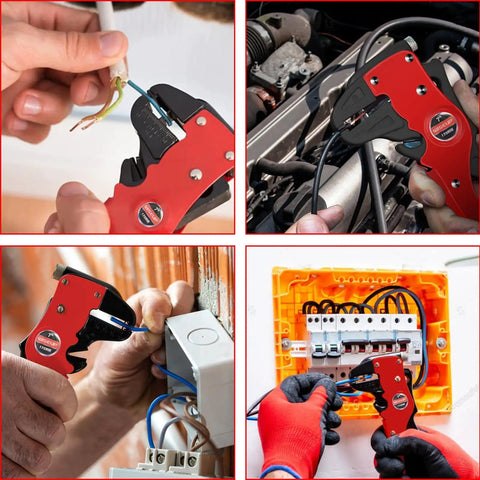 Automatic Wire Stripper And Cutter 7 Inch Eagle Nose Pliers used in electrical and automotive repair