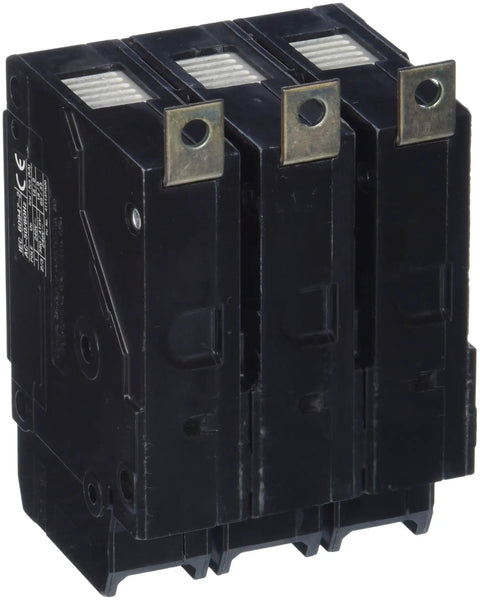BQD330 30 Amp Three Pole Bolt In Circuit Breaker 480Y/277V AC 14KAIC Panelboard Mount UL Listed Type BQD, side view