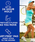 Band-Aid Brand Flexible Fabric sterile adhesive bandages, 1 x 3 in, 100-count blue banner ad