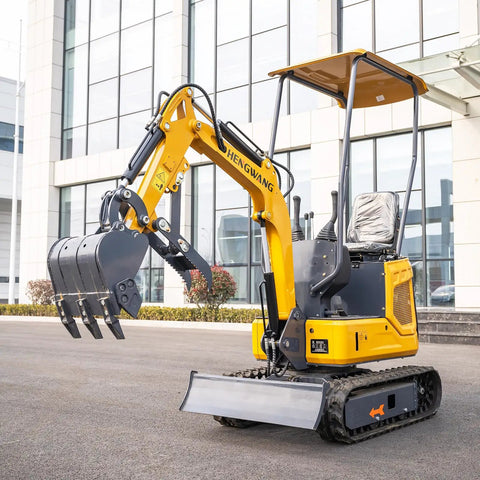 Tracked Mini Excavator With 15Hp Gasoline Engine And Mechanical Thumb Gripper, Smooth Operator Built Like A Tank For Wet Mud And Tight Quarters On Your Property