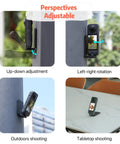 Magnetic Mount Stand For Insta360 X5 X4 X3 X2 X1 Go 3 Osmo Pocket 3 And Other Action Cameras With 1 Quarter Inch Screw in use.