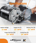 Air Dryer For Meritor System Saver 1200 Series Replacement For R955205 4324130010 12V Interior Cab Fresh Air Filter specification