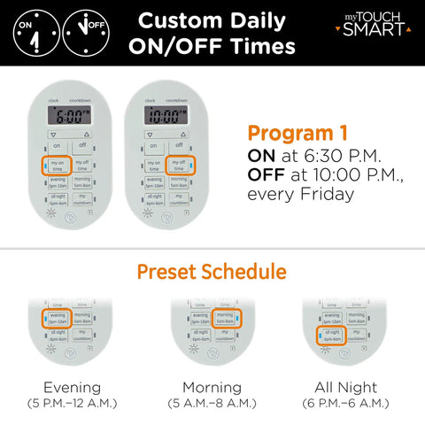 Dual Plug In Digital Timer Outlet With Remote For Indoor And Outdoor Use Weather Resistant Seasonal Light Timer For Lamps And Holiday Lights With Easy Daily On Off Scheduling And Custom Programmable Schedules Black 1 Pack