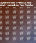 Compatible hydraulic jack cylinder assemblies part numbers list for RV jacks
