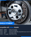 Front Wheel Bearing Hub Assembly 513303 for Subaru Forester Impreza XV Crosstrek Outback Legacy 5 Lug Front Axle With ABS Compatible installed on vehicle.