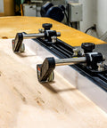 Clear Cut Table Saw Stock Guides With Roller Bearings For Safer, Cleaner, And More Precise Cuts, Includes 30 Inch Track