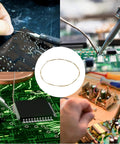 Extra Easy Silver Solder Wire For Jewelry Repair Kit With 1mm Medium Density Welding Wire Tools used in circuit board soldering