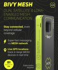Bivy Stick Mesh Satellite Communicator Go Anywhere With LoRa Enabled Mesh And Global Iridium Coverage device close-up