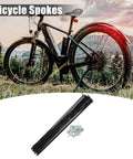 36 Pcs 14G J Bend Bike Spokes 280mm Long With 2mm Shaft And Steel Black Nipples Included for Wheel Build Kit