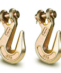 Tough As Nails Half Inch Tow Chain Clevis Grab Hook Two Pack G Seventy Forged Steel for safe trailer towing, 1/2 inch size.