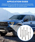 Top Shelf Dacromet Coated Alternator And Power Steering Bracket Bolts Kit Truck Grade hardware securing engine components