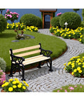 1/24 Scale Miniature Park Bench For Dollhouses, Totally Realistic Outdoor Garden Decor Kit with detailed backrest and armrests