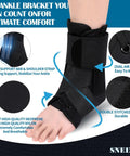 Ultimate 360 Degree Ankle Support Brace For Men And Women Lace Up Neoprene Ankle Wrap For Sprains Achilles Tendon Injury