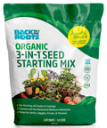 Bag of 3-In-1 Seed Starting Mix For Herbs, Veggies, And Flowers, 6 Quarts, 100 Percent Organic And USA Made