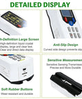 Pro Grade Digital Roughness Tester For Surfaces With LCD Readout And Diamond Probe High Precision 160 Micrometers Metal Parts