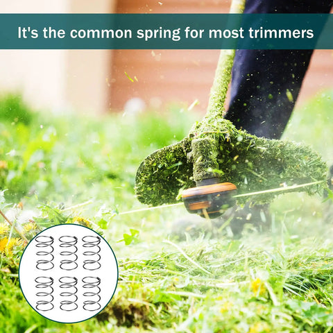 Six Pack Trimmer Replacement Springs For 29550 Model Weed Eater Outdoor Lawn Tools Durable Steel Spare Parts Compatible With 678749001