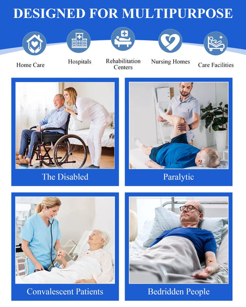 Transfer Sling and Gait Belt for Elderly and Disabled in healthcare settings for safe mobility support.