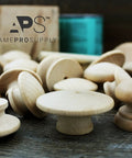 Straight Up Real Deal Smooth As Butter Wooden Cabinet Knobs For Dresser Drawers And Bifold Doors full round unfinished wood handles pack of eight