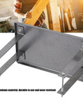 Hella Sturdy Electric Planer Stand With Heavy Gauge Aluminum Bracket Table For Woodworking Shops showing durable aluminum bracket for secure mounting.