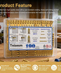 Heavy Hauling Self Drilling Drywall Anchors With Screws Kit For Wall Sheetrock Mounting Picture Frames Shelves And Home Decor Assorted Fixtures Built Tough No Sweat Setup - 190 piece kit showing anchor types and features.