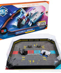 Hella Entertaining BattleBots Arena Remote Control Robot Building Kit With Twenty Plus Pieces Boss Level STEM Project For Girls Boys Seven Plus Totally Sick Combat Action Set with battle arena and robots.
