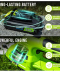 Cordless Hedge Trimmer And Grass Shear 2 In 1 For Effortless Yard Work 21V Handheld Electric Trimmer with powerful engine and 2Ah battery
