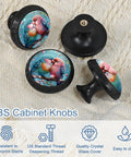Top Shelf 4 Pack Cute Bird Cabinet Knobs And Drawer Pulls Featuring Slick Crystal Glass Finish And Hella Sturdy Rust Proof Hardware For Kitchen Cupboards Dressers And Wardrobes That Truly Vibe With Your Space - close-up of bird design on ABS cabinet knobs.
