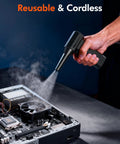 Powerful Electric Air Duster With 200000 RPM Core Motor cleaning computer motherboard