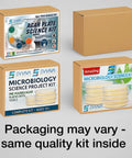 Hands On Microbiology Science Kit For Students With Ten Pre Poured Agar Plates And Cotton Tipped Sticks Learn Microbiology At Home Or In Class With Easy To Follow Instructions An Educational Experiment Guide And Ebook packaging options