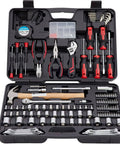 245-Piece Mechanics Tool Set And Socket Kit For Home Auto Repair With 3/8 Inch Drive Ratchet, Wrenches, Pliers, Screwdrivers, Hammer