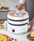 Top Shelf Digital Food Dehydrator Featuring Five Collapsible Trays With Smart Temperature Controls And Built In Timer For Hella Smooth Even Airflow Drying Tech All Season Long with dried fruits