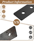 Comparison of durable heavy duty black metal deck balusters, showcasing rust-resistant design versus others prone to corrosion.
