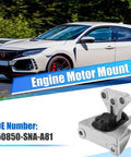 Engine Mount For Honda Civic 2006 To 2011 50850-SNA-A81 Transmission Mount with car on road and mount image