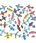 Foam Airplane Glider Toys Set Of 72 Pieces For Parties School Carnivals And Holiday Giveaways Lightweight 5.5 Inch Foam Flyers In Assorted Colors