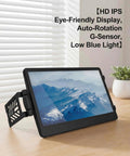 11.6 Inch HD Laptop Screen Extender With 360 Degree Swivel And 270 Degree Flip Ultra Slim Portable IPS Monitor on desk