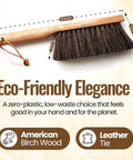 13 Inch Horsehair Woodworking Brush For Countertop Furniture Drafting Patio Fireplace Cleaning And Leather Care